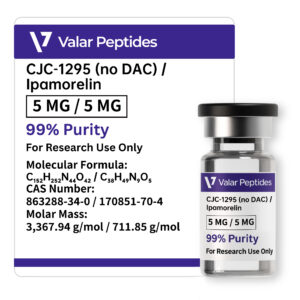 Buy CJC-1295 (No DAC) / Ipamorelin Blend (5mg/5mg) | Dual Growth Hormone Peptides